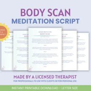 Guided Meditation Script: Body Scan