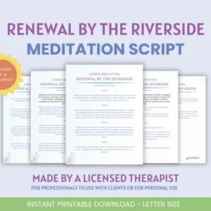 Guided Meditation Script: Renewal by the Riverside