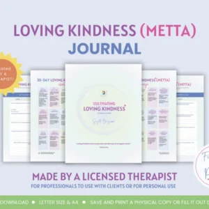 Loving Kindness Metta Meditation Mindfulness Journal Planner