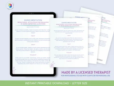Guided Meditation Script Behavioral Activation 5 Guided Meditation Script: Behavioral Activation - Image 7