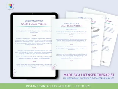 Guided Meditation Script Calm Place Within 2 Guided Meditation Script: Calm Place Within - Image 3