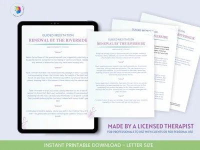 Guided Meditation Script Renewal by the Riverside 5 Guided Meditation Script: Renewal by the Riverside - Image 6