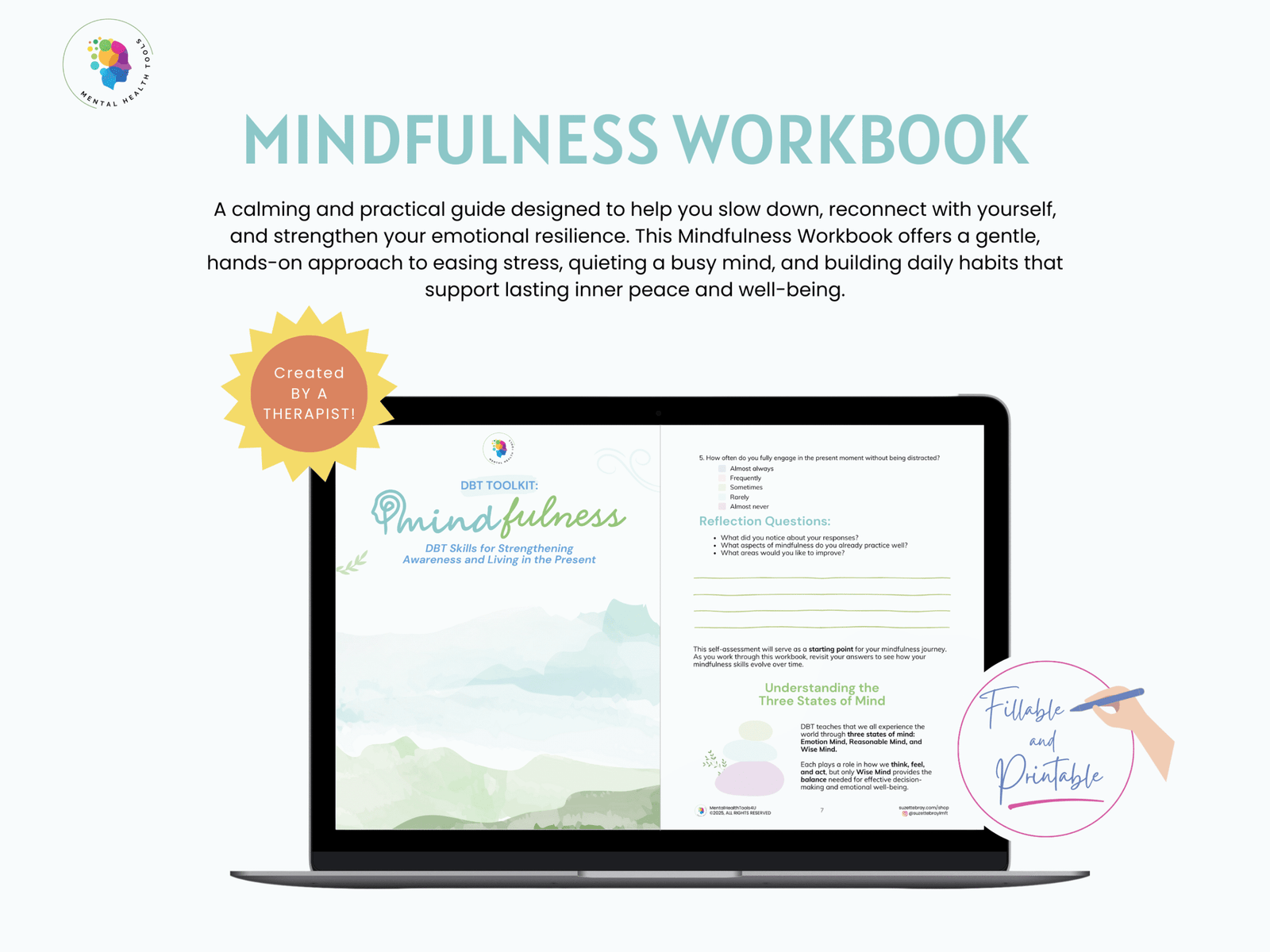 Mindfulness Workbook 4 scaled mindfulness workbook for strengthening awareness & living in the present